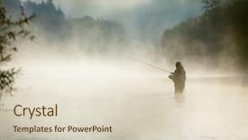  Presentation with outdoor activities - Audience pleasing theme consisting of outdoor activities and spending leasure backdrop and a soft green colored foreground