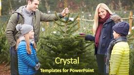  Presentation with family tree reunion - Amazing slides having outdoor family choosing christmas tree backdrop and a tawny brown colored foreground