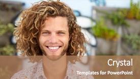  Presentation with head neck anatomy - Amazing theme having outdoor head and shoulders portrait backdrop and a  colored foreground