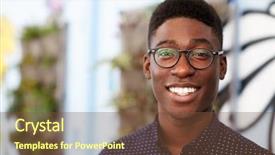  Presentation with cycling and head injury - PPT theme consisting of outdoor head and shoulders portrait background and a tawny brown colored foreground