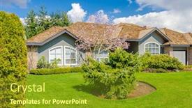  Presentation with british columbia canada - Audience pleasing PPT layouts consisting of outdoor landscape garden in north vancouver british columbia canada backdrop and a tawny brown colored foreground
