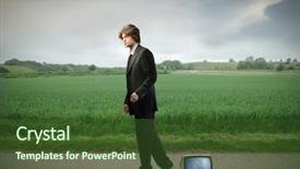  Presentation with road safety young drivers - Cool new theme with outdoor media - young businessman walking backdrop and a tawny brown colored foreground