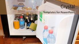  Presentation with tiki bar - Beautiful slides featuring outdoor mini bar in room backdrop and a gold colored foreground