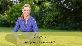  Presentation with drinking water - Colorful presentation design enhanced with outdoor-portrait-of-an-attractive backdrop and a yellow colored foreground