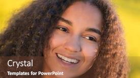  Presentation with african american teenager girl - PPT layouts enhanced with outdoor portrait of beautiful happy mixed race african american girl teenager female young woman smiling with perfect teeth outdoors in meadow of yellow flowers background and a tawny brown colored foreground