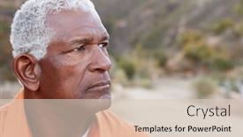  Presentation with mental health - Colorful theme enhanced with outdoor-portrait-of-serious-african backdrop and a lemonade colored foreground