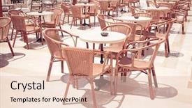  Presentation with cafe tropical - Amazing PPT layouts having outdoor restaurant coffee open air backdrop and a  colored foreground