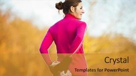  Presentation with stretching - Beautiful PPT layouts featuring outdoors on a cold fall backdrop and a gold colored foreground
