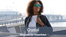  Presentation with dark skin - Cool new presentation theme with outdoors smiling after received good backdrop and a ocean colored foreground