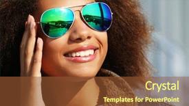  Presentation with dark skin - Slide deck featuring outdoors smiling after received good background and a tawny brown colored foreground