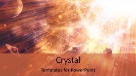  Presentation with fantasy - Slides featuring outer space - abstract fantasy texture background and a red colored foreground