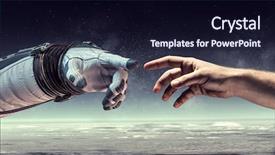  Presentation with creation - Theme featuring outer space - concept of creation mixed media background and a wine colored foreground