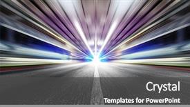  Presentation with speed - Slide set featuring outer space - driving at high speed background and a dark gray colored foreground