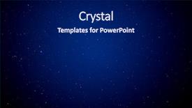  Presentation with night stars - Amazing slide deck having outer space - stars on sky at night backdrop and a black colored foreground