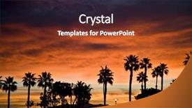  Presentation with water farming canals california - Presentation theme enhanced with outer space - sunrise on coronado island background and a tawny brown colored foreground