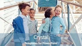  Presentation with navy blue - Audience pleasing theme consisting of blue and navy color backdrop and a teal colored foreground