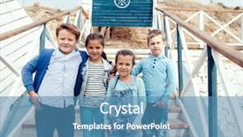  Presentation with navy blue - Colorful slide deck enhanced with blue and navy color backdrop and a teal colored foreground