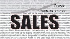  Presentation with profit - PPT theme enhanced with outperform - profit background for a sales background and a light gray colored foreground