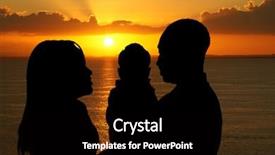  Presentation with orchestra silhouette music outside - Presentation design consisting of outside at the beach silhouette background and a black colored foreground