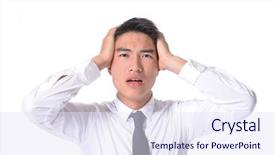  Presentation with news - Theme with outstanding news handsome african man holding hands near mouth and shouting background and a sky blue colored foreground