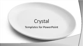  Presentation with white marble plate marble - Audience pleasing slide set consisting of ovals - white empty plate isolated backdrop and a  colored foreground
