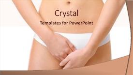  Presentation with ovary - PPT layouts enhanced with ovary - beautiful young woman on white background and a lemonade colored foreground