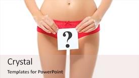  Presentation with ovary - PPT theme having ovary - close up view of young background and a soft green colored foreground