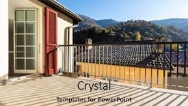  Presentation with swiss roll - Cool new slides with ovelloking swiss alpsand bellinzona castel backdrop and a coral colored foreground