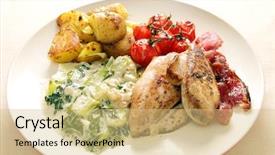  Presentation with vine - Presentation consisting of  background and a  colored foreground.