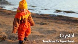  Presentation with winter weather - Presentation design consisting of overall for cold weather background and a tawny brown colored foreground