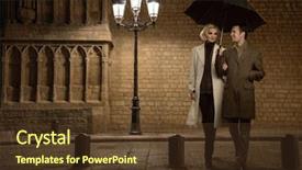  Presentation with elegant 50th anniversary - Slide deck consisting of data protection - privacy concept painted white key background and a dark gray colored foreground