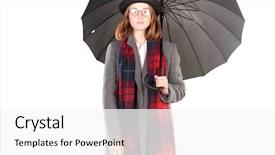  Presentation with teenage girl - Cool new PPT layouts with overcoats - portrait of teenage hispter girl backdrop and a  colored foreground
