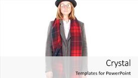  Presentation with teenage girl - Amazing presentation design having overcoats - portrait of teenage hispter girl backdrop and a  colored foreground