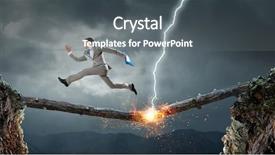  Presentation with failure - Slide deck featuring overcome - overcoming fear of failure mixed background and a gray colored foreground