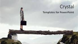  Presentation with overcome - Audience pleasing presentation theme consisting of overcome fear of failure mixed backdrop and a light gray colored foreground