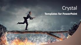  Presentation with overcome - Audience pleasing presentation theme consisting of overcome fear of failure mixed media backdrop and a dark gray colored foreground