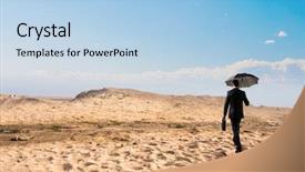  Presentation with overcoming - Slide set with overcoming bad times mixed media background and a  colored foreground