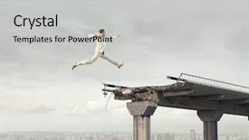  Presentation with overcoming - Beautiful slides featuring overcoming bad times mixed media backdrop and a  colored foreground