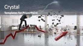  Presentation with overcoming - Slides consisting of overcoming bad times mixed media background and a  colored foreground