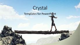  Presentation with failure - PPT layouts with overcoming risk - overcome fear of failure mixed background and a light blue colored foreground