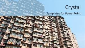  Presentation with residential - Amazing slide deck having orange fruit apple pomegranate nuts backdrop and a coral colored foreground.