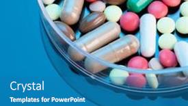  Presentation with overdose - Slide set with overdose-of-vitamin-products-high background and a teal colored foreground