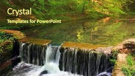  Presentation with manmade - Presentation enhanced with overflowing water - manmade dam in a small background and a tawny brown colored foreground