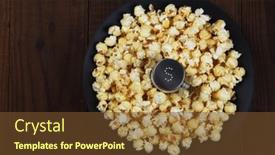  Presentation with table salt - Audience pleasing PPT layouts consisting of overhead-shot-of-a-salt backdrop and a tawny brown colored foreground