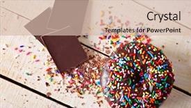  Presentation with sprinkles - Slide deck consisting of overhead studio shot background and a soft green colored foreground