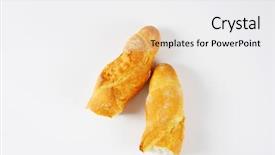  Presentation with break up broken heart - Presentation theme consisting of overhead view of broken french background and a white colored foreground