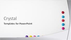  Presentation with white chocolate - Presentation theme with overhead-view-of-multi-colored background and a white colored foreground