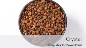  Presentation with fair trade - Audience pleasing slides consisting of overhead-view-of-roasted-fair backdrop and a white colored foreground