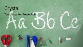  Presentation with white letters - PPT theme having  background and a  colored foreground