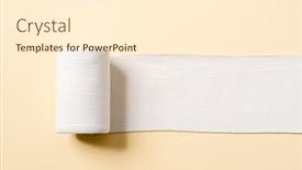  Presentation with studio - Slides with overhead-view-of-the-unfolded background and a cream colored foreground